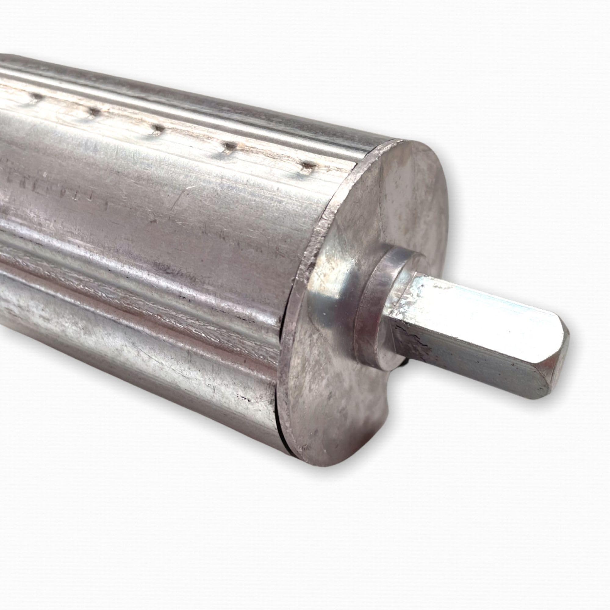 Teletoldo Casquillos para Toldo 60mm | Juego de 2 Cantoneras (Máquina + Pivote) | Compatible con Cuadradillo 13x13 | Metálico + Plástico Reforzado | Repuesto Profesional
