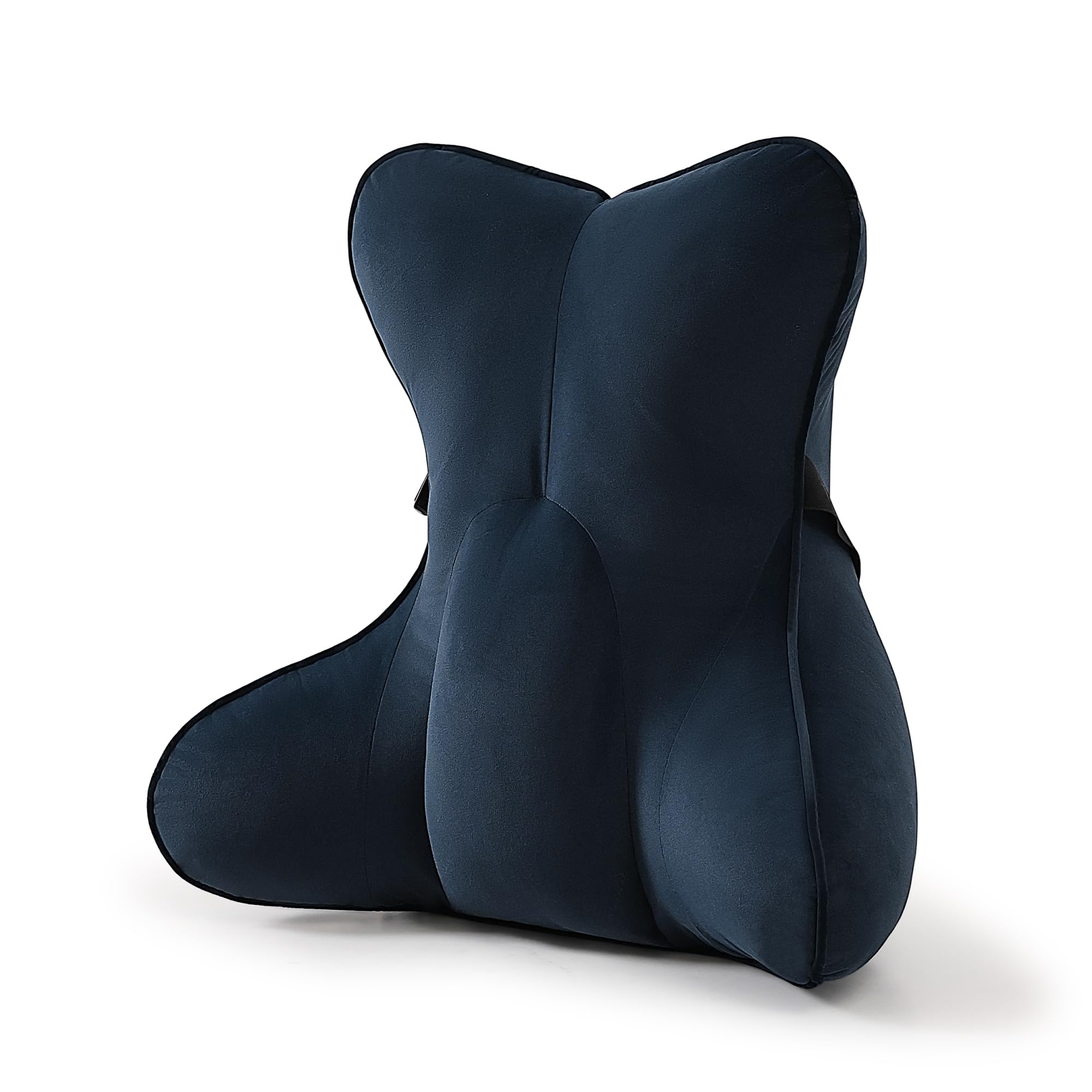 Photo 1 of Ailuteie Lumbar Support Pillow(Pat. Pend) – Multi-Functional Ergonomic Back Cushion for Office Chair, Car Seat & Sofa, Reading Pillow with Firm Multi-Zone Support to Relieve Lower Back Pain,Teal Blue