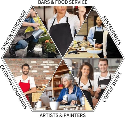 Miniatura 7 de Delantal personalizado para mujeres y hombres, delantal de cocina personalizado para cocinero, diseño de nombre y número