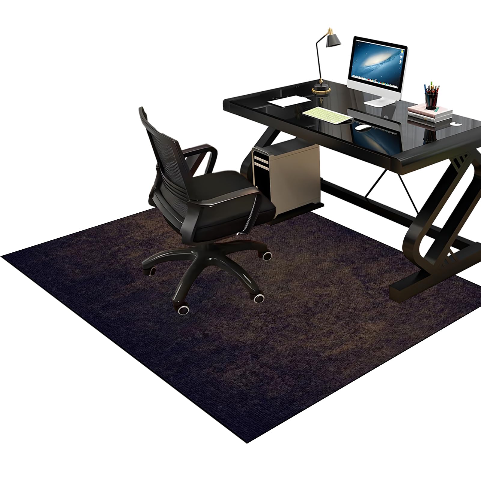 Office Chair Mat for Hardwood Floor Desk Chair Mat for Carpeted Floors 140 x 160 cm Gaming Rug Office Floor Protector Mat for Desk Chair Easy Glide Computer Gaming Chair Mat for Wood and Tile Floors โ image 1