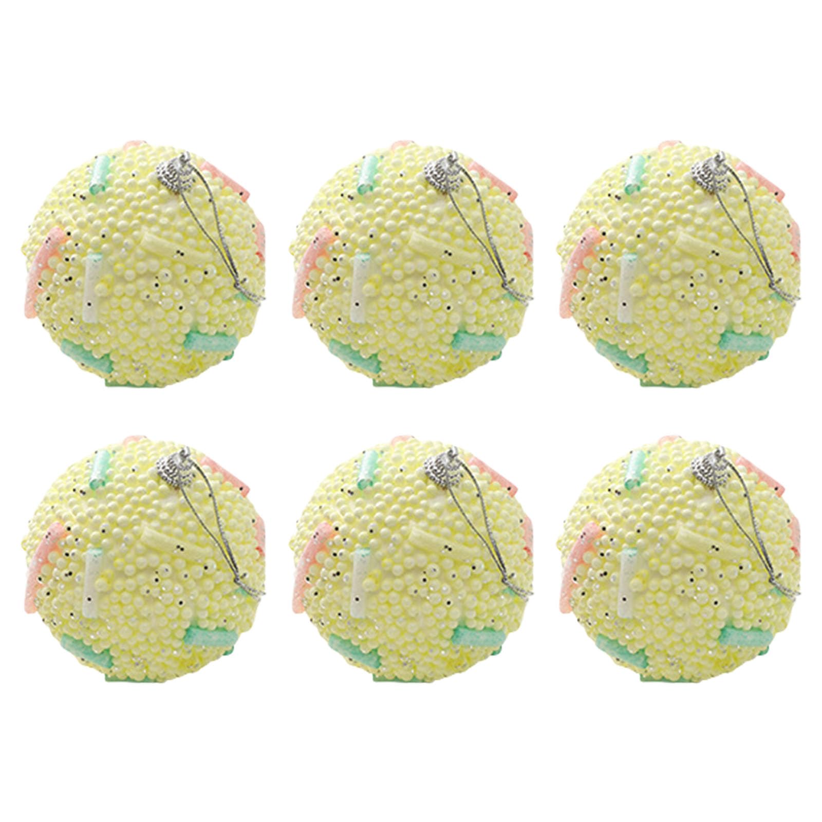 carotoe 6 Pcs Christmas Tree Decorations Christmas Ball Ornament Hanging Ball for Home Holiday and Festival Tree Decorations