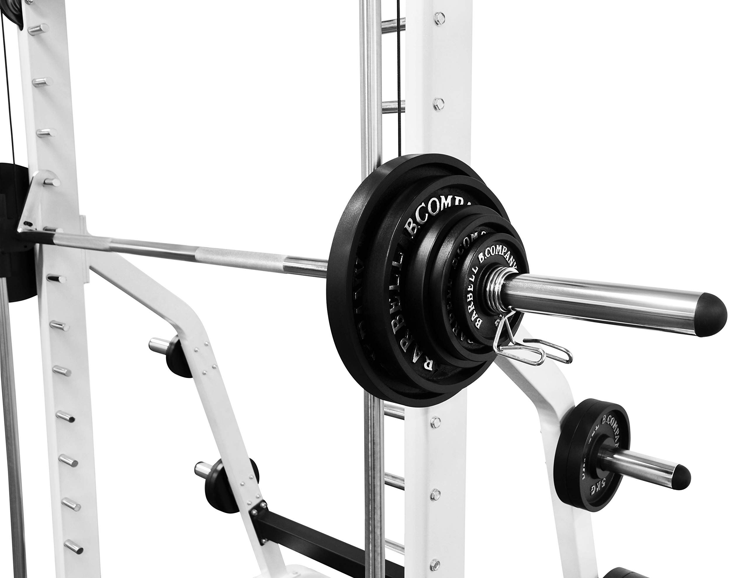 Bad Company Multipresse inkl. Gegengewichte und Klimmzugstange I Smith Machine mit Gegengewichten für das Ganzkörpertraining I BCA-104