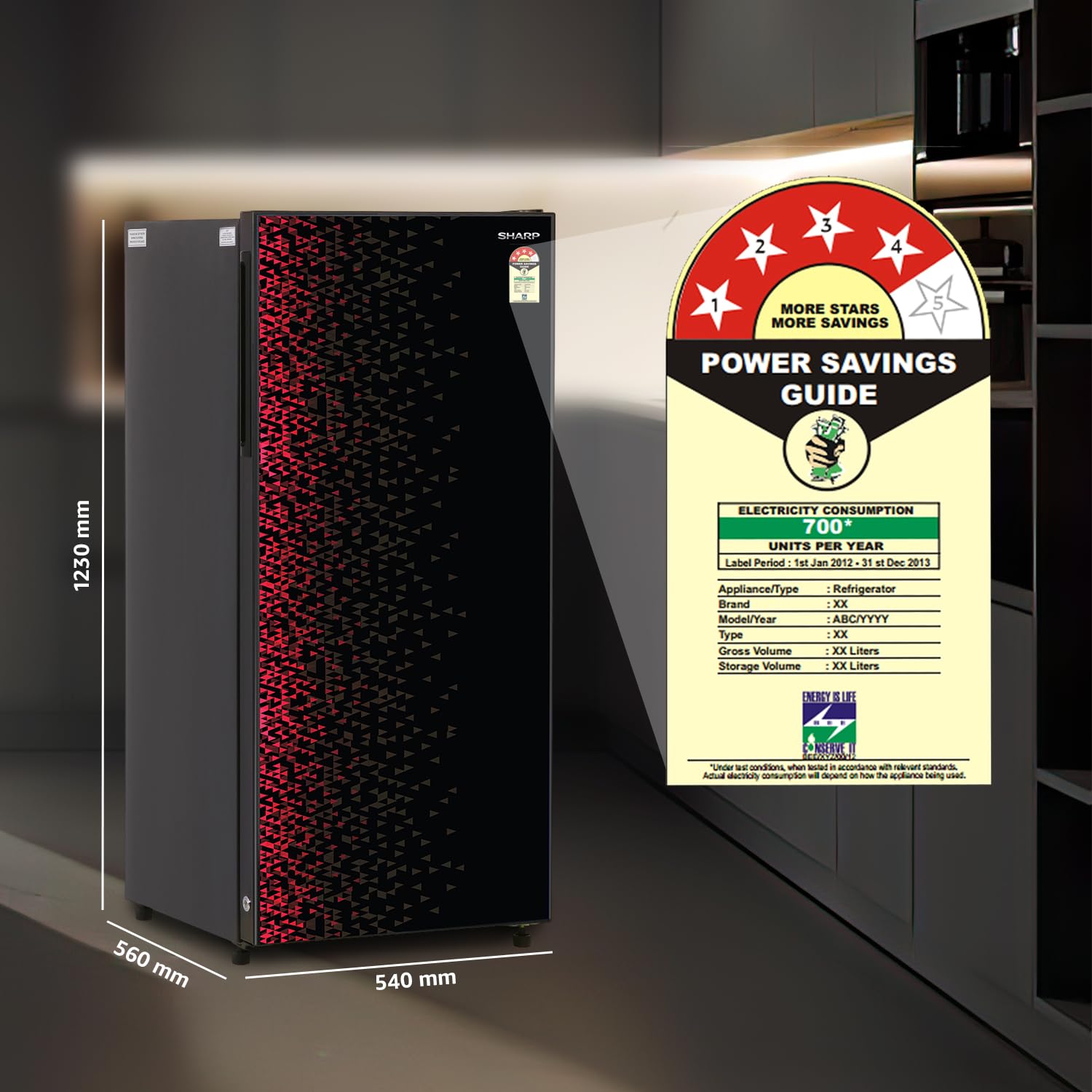 SHARP 175 L Direct Cool Single Door 4 Star Refrigerator |Japan 7