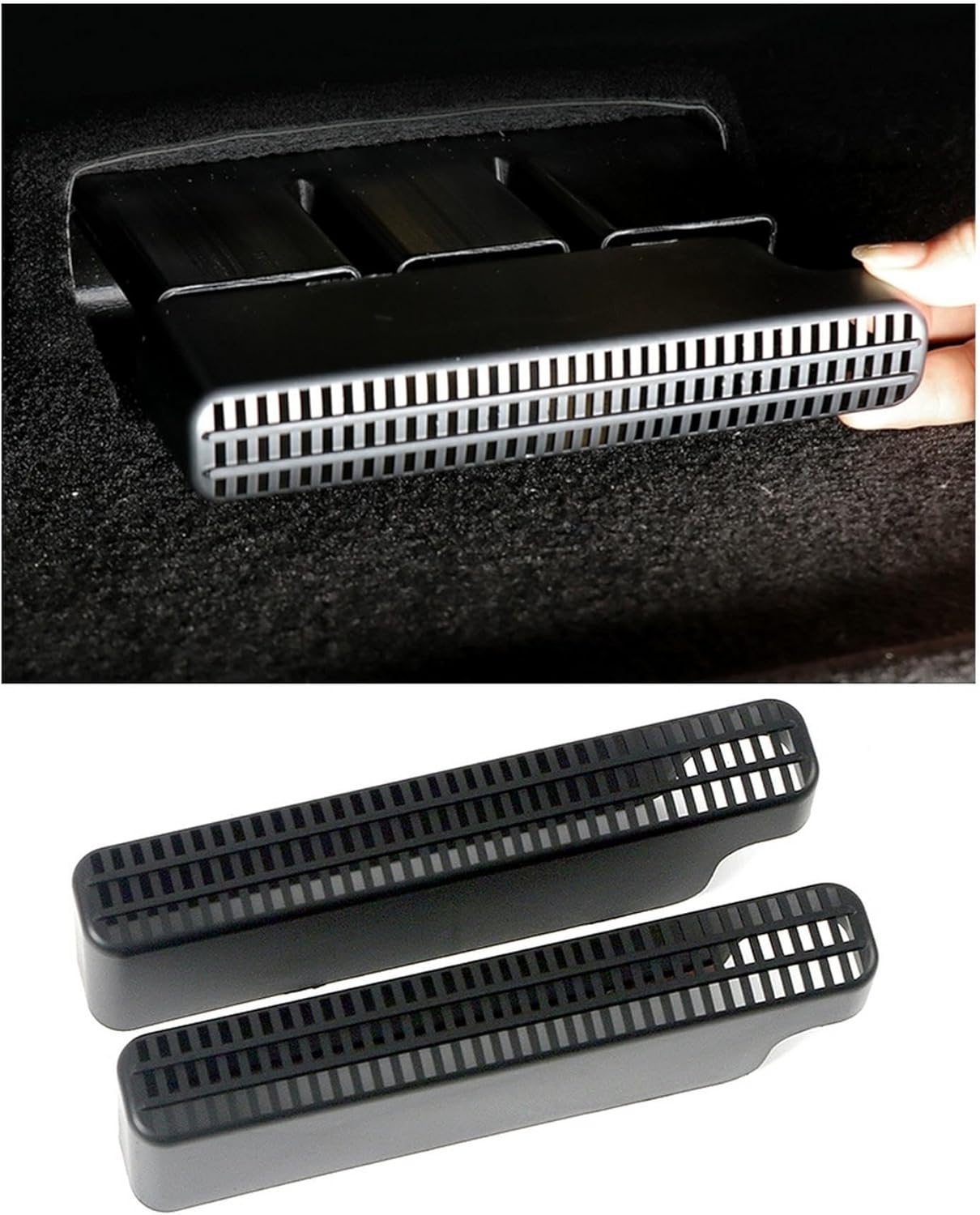 FOJRHGFKCar Under Seat Floor Air Conditioner AC Heat Outlet Cover Mask Accessory Anti Debris Clogging,for Hyundai Tucson NX4 2021 2022