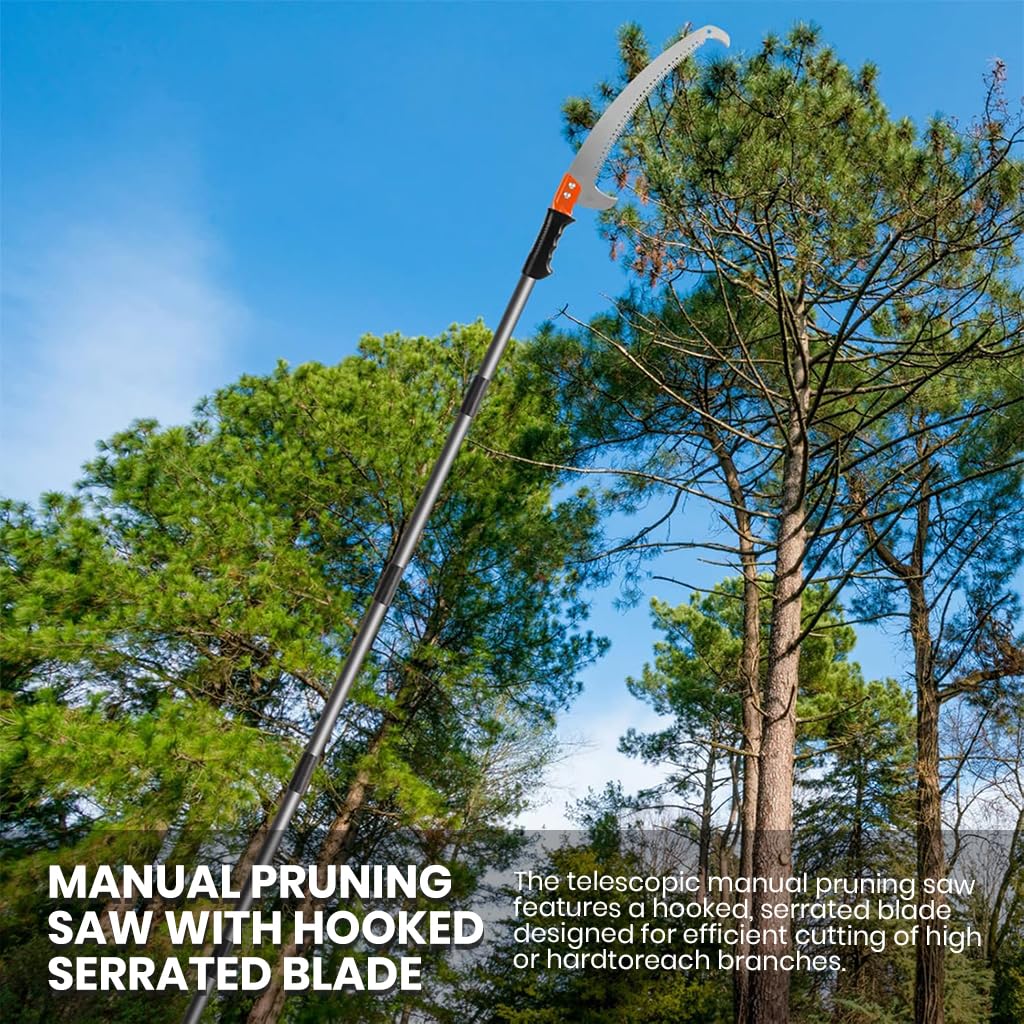 HASTHIP Pruning Saw - 9.8ft Extendable Tree Pruner -6