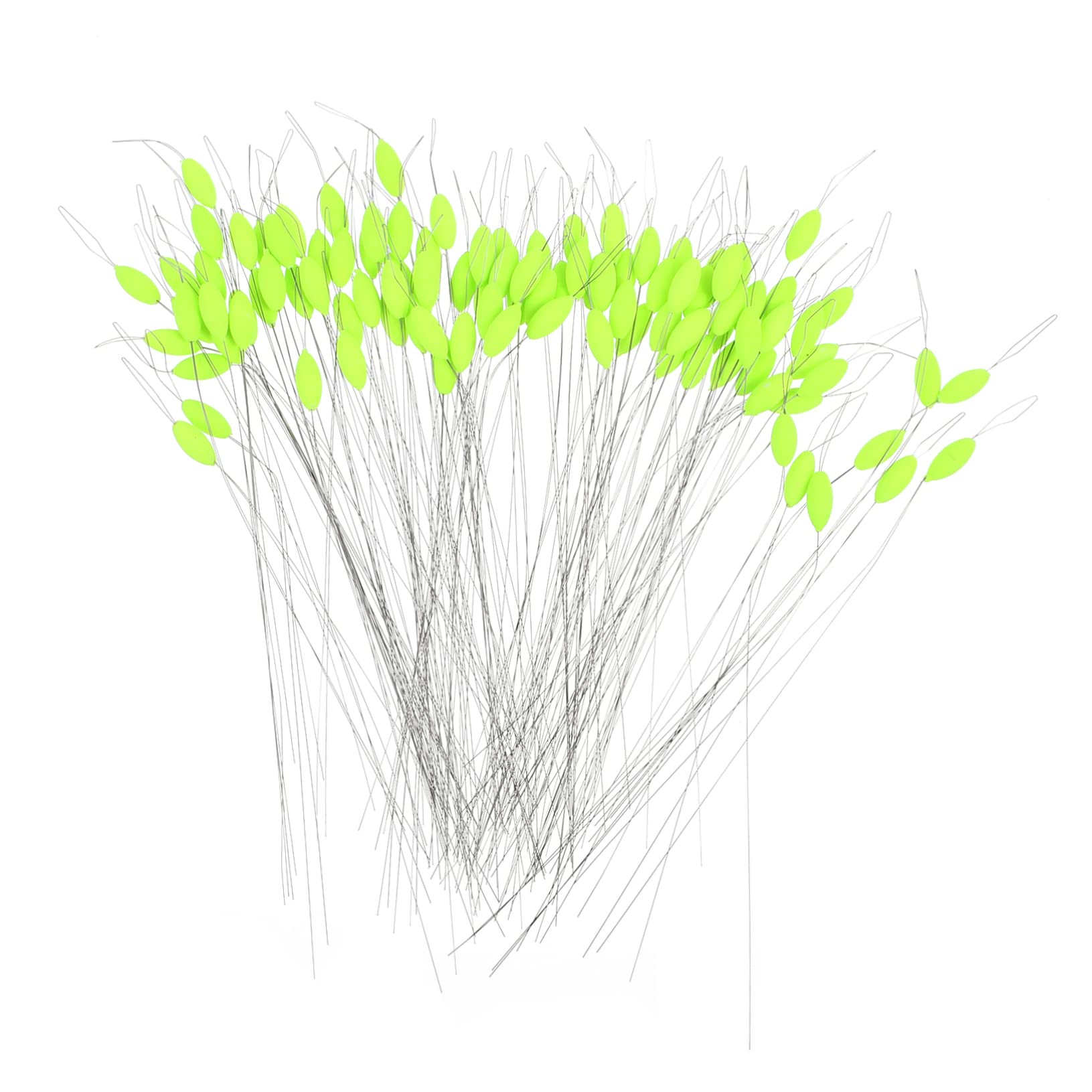 POPETPOP Plastique Flotteur de Pêche Fluorescent Vert, 1 Set