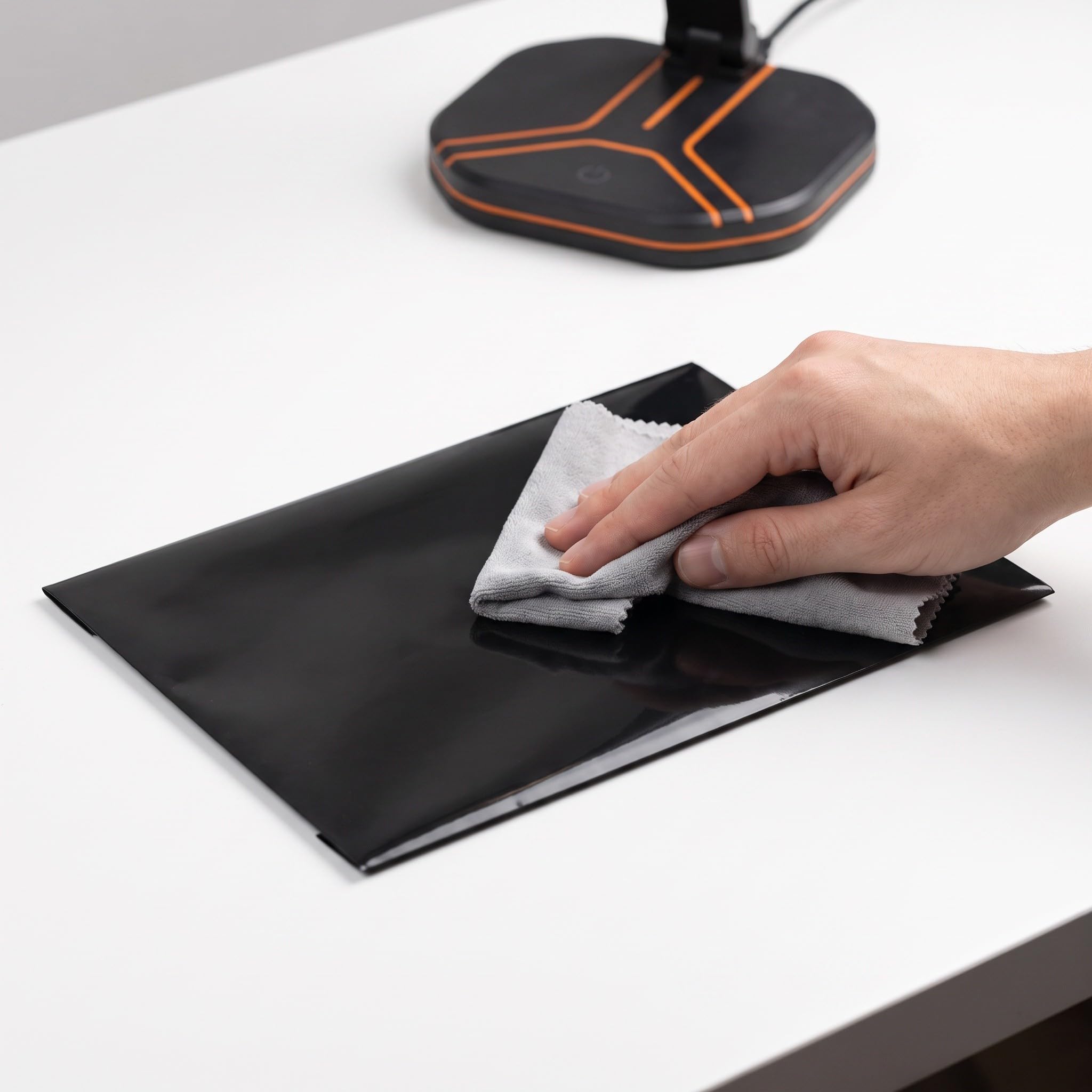 Veemoon 10 Stück Magnetische Abwischbare Tafel für Memos, Schwarz | Küchen und Gemeinschaftsräume, mit Magnetlage, Pp Oberfläche, Verstärkter Kante und Schwarzem Rahmen
