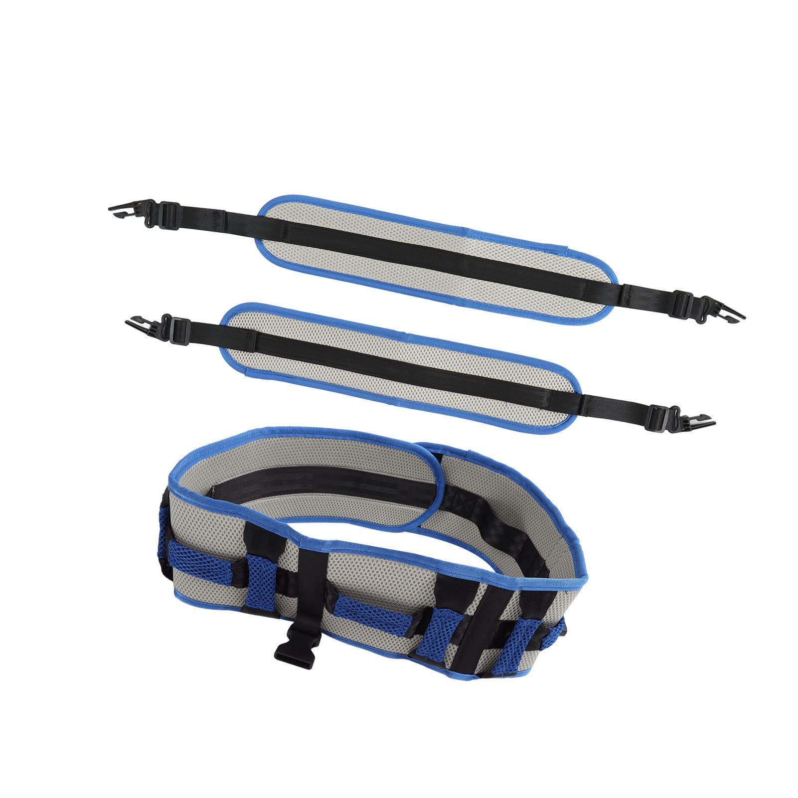 Gait Belts Transfer Belts for Seniors, Transfer Belt Stable Support with Leg Loops, Patient Aid Walking Gate Belt for Patients Elderly, Standing Walking Assist Aid (S)