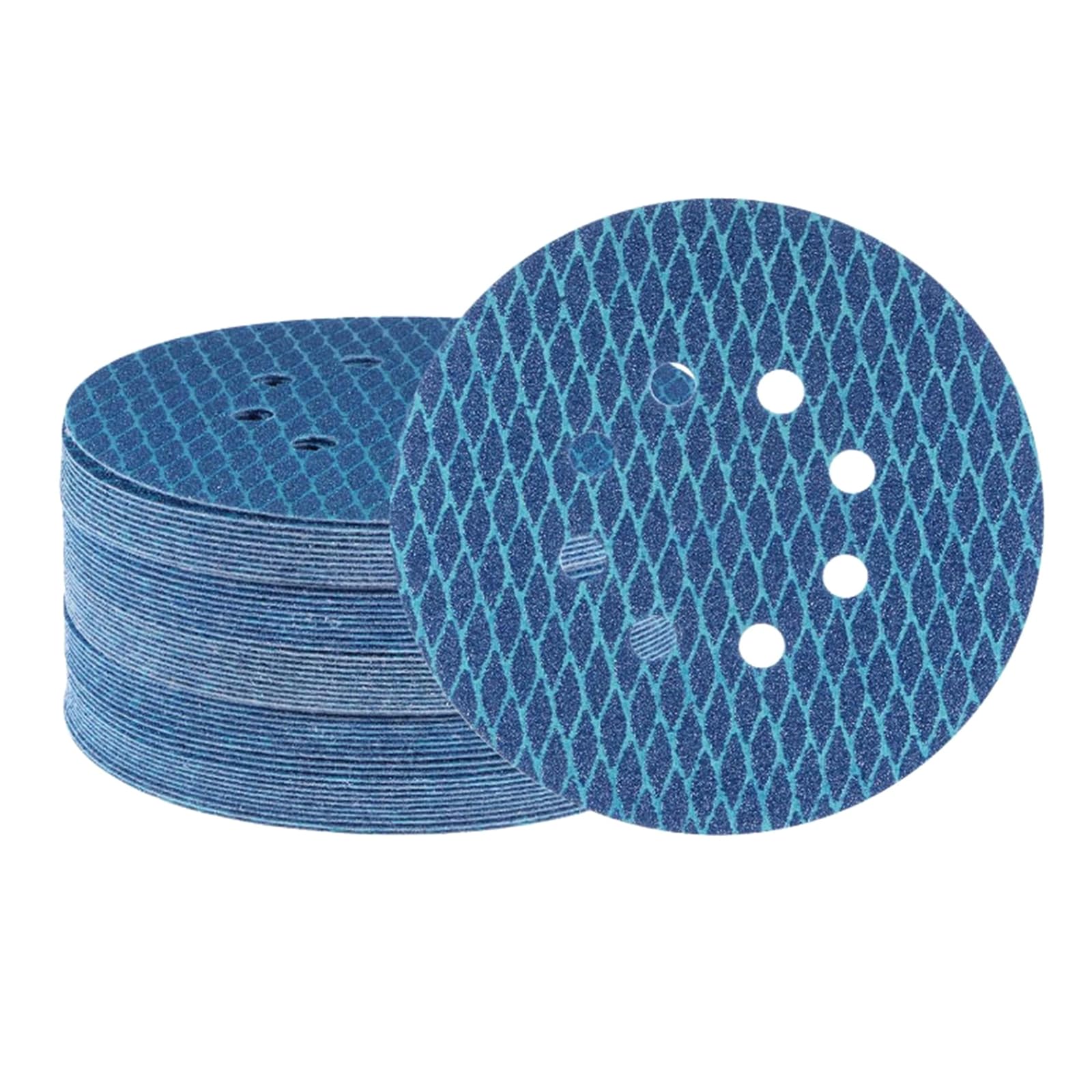 100 Stück Schleifscheibe 5 Zoll 125 mm Exzenterschleifer Schleifpapier Schleifwerkzeug Rhombus Schleifscheibe Schleifpapier Zubehör und Papier für Exzenterschleifer