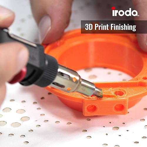 Miniatura 6 de IRODA SolderPro 90K Kit de soldadura de butano profesional | Herramienta inalámbrica 3 en 1 | Inicio rápido y tiempo de funcionamiento de 53 minutos