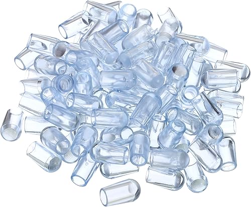 Miniatura 1 de PATIKIL Pies de estante para fregadero de cocina, paquete de 100 pies de diámetro interior de 0.197in x 0.315in de diámetro exterior, patas