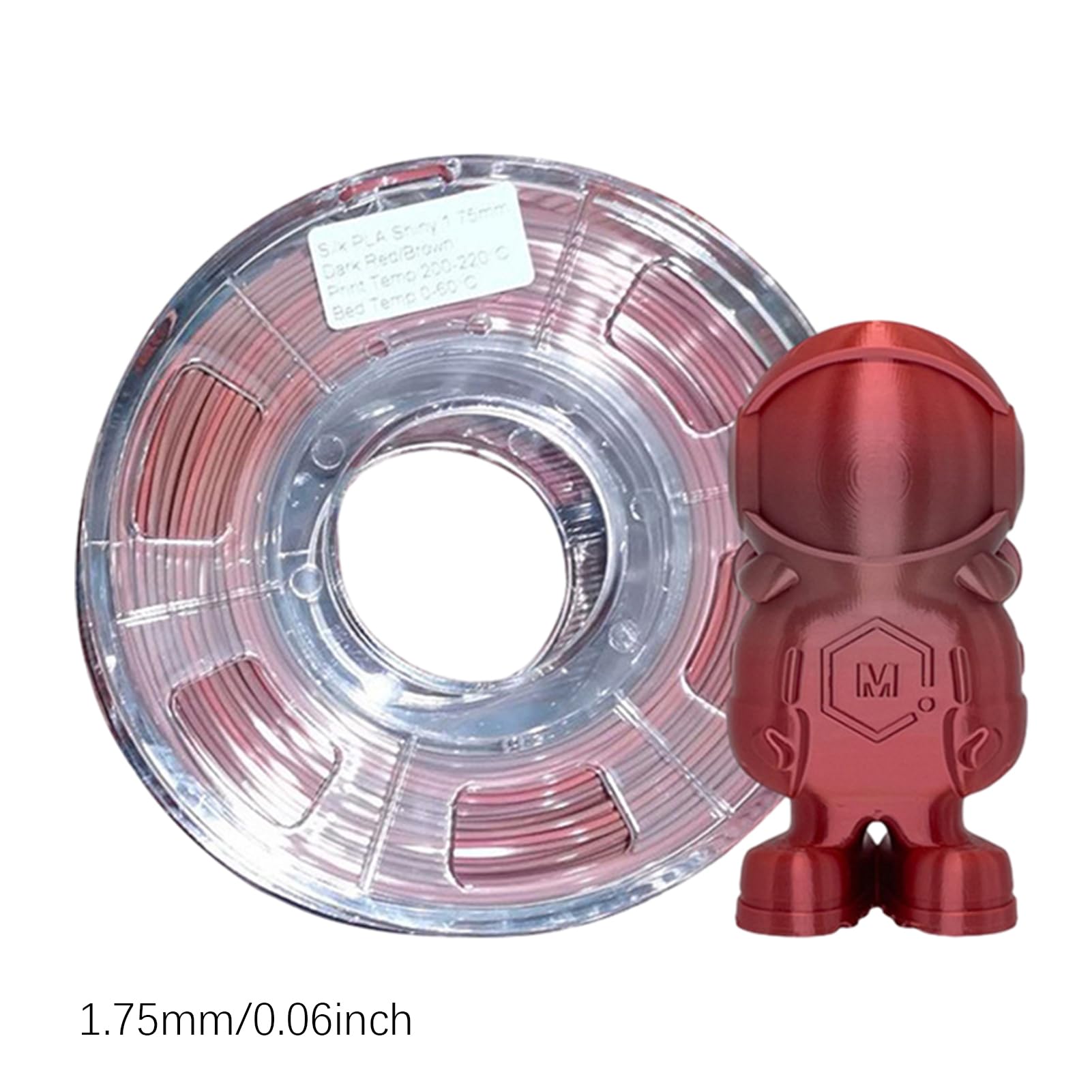 - Paquete de filamentos para impresora, filamento de cambio rápido | Cambio de color, filamento PLA de 1,75 mm, filamento bicolor de oro rosa seda, verde seda , azul seda, seda azul verde