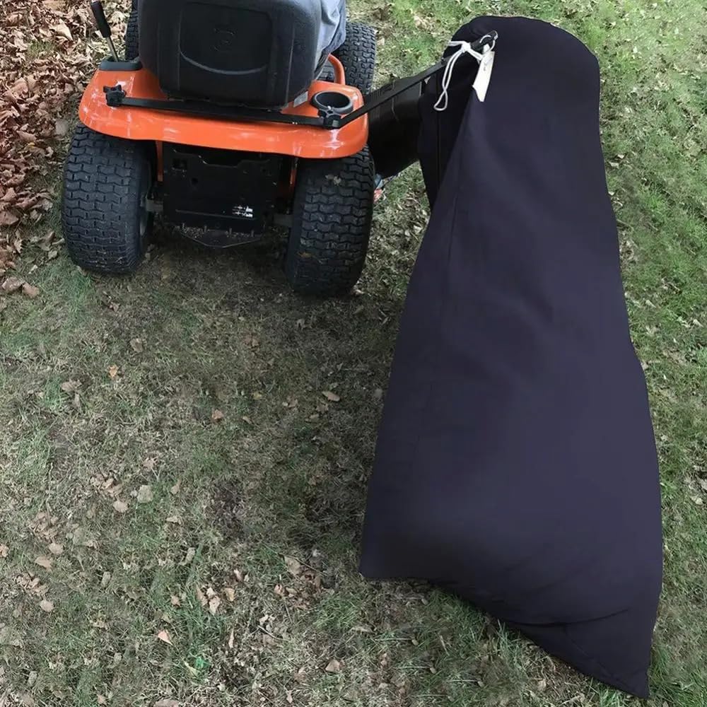 Sacos de Jardin Bolsa de almacenamiento de hojas para cortacésped, Tractor de césped plegable de 400 galones, bolsa para residuos de limpieza de jardín Bolsa Jardin(Navy Blue)