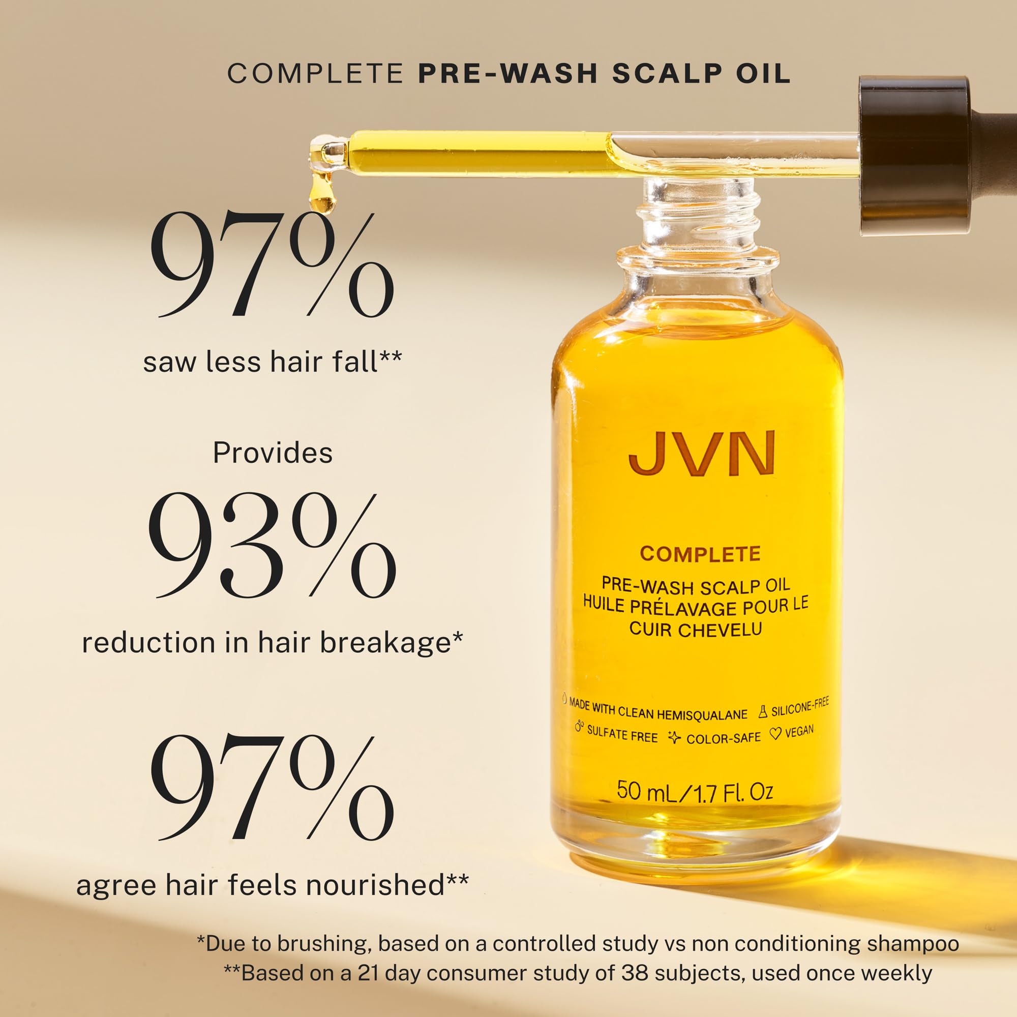 JVN Trusted Trio Set Air Dry Cream, Serum and Scalp Oil, 3 Ct
