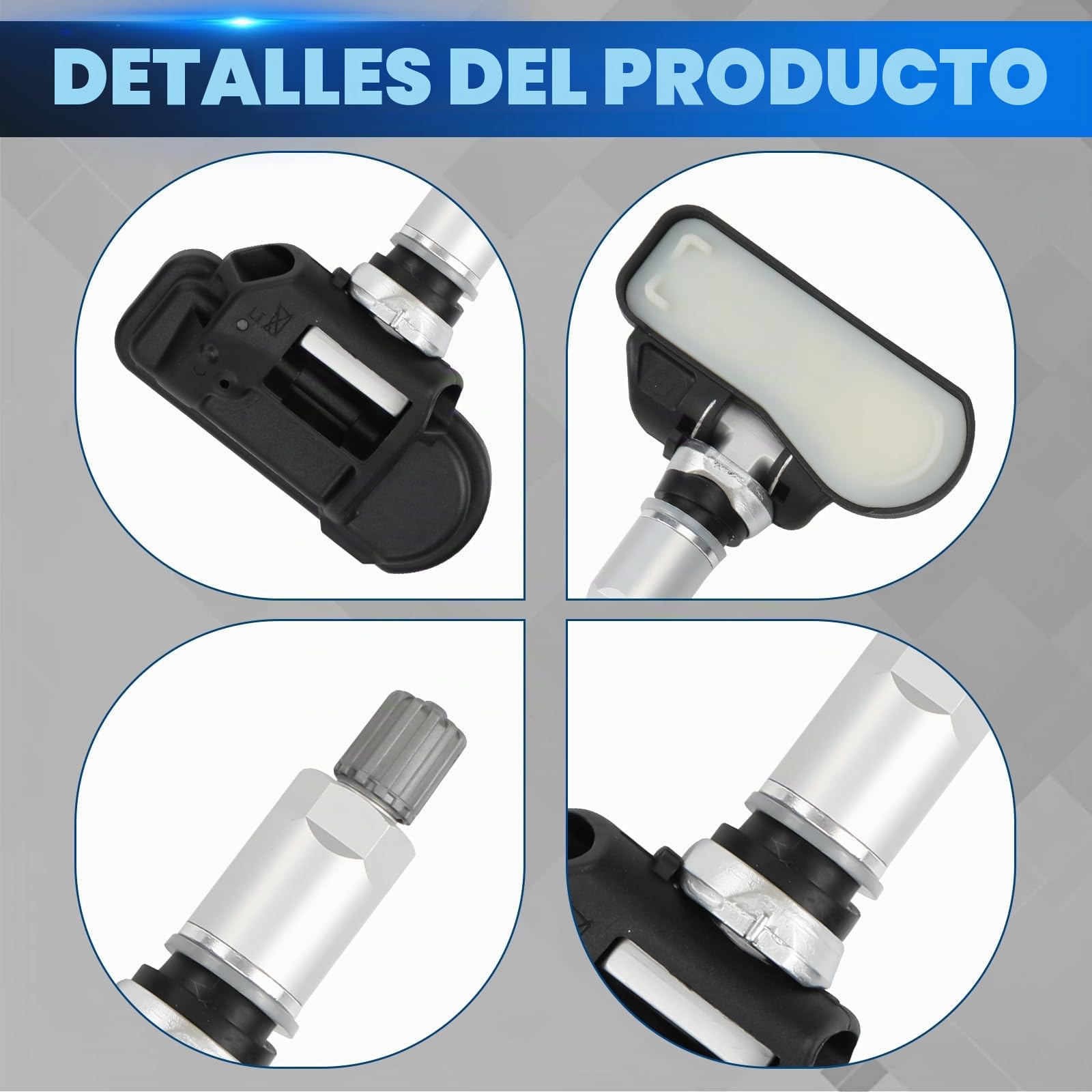 Sensor de Presión de Neumáticos Compatible con O-pel Astra J Insignia Zafira C RDKS TPMS Compatible con Astra Cascada Corsa Insignia 2011-2019 13598775 1010048 13581560