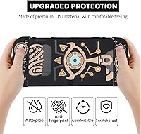 Vista 4 de TIKOdirect Funda acoplable compatible con Nintendo Switch OLED 2021, cubierta protectora suave de protección completa para Nintendo Switch OLED