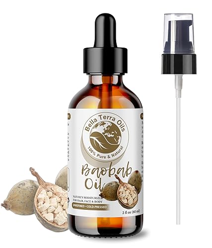 Miniatura 10 de Bella Terra Oils NUEVO Aceite de Baobab 8oz Prensado en frío Sin refinar Orgánico Un solo ingrediente Suaviza la piel seca áspera Hidratante natural