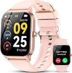 Smart Watch for Women, Smartwatch Bluetooth with Call/AI Voice, 1.85" HD DIY Dial Fitness Watch with 115+ Sports Modes, Heart Rate/SpO2/Steps/Sleep Monitor,IP68 Waterproof,Compatible with Android iOS