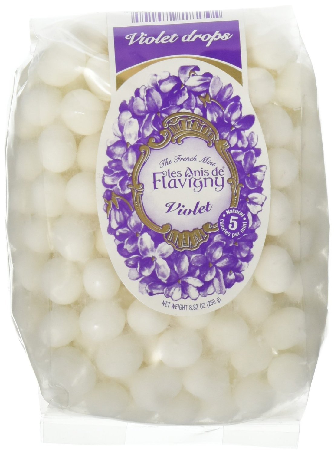 Violet Abbaye De Flavigny Anise Drops All Natural Bulk 8.8 Oz Bag (2 PACK)