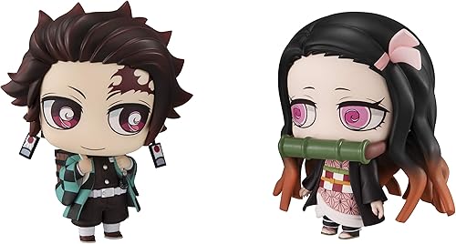 Miniatura 2 de Chimi Mega Buddy Series! Kimetsu no Yaiba Tanjirou Kamado & Nezuko Nakayoshi Kyoudai Set
