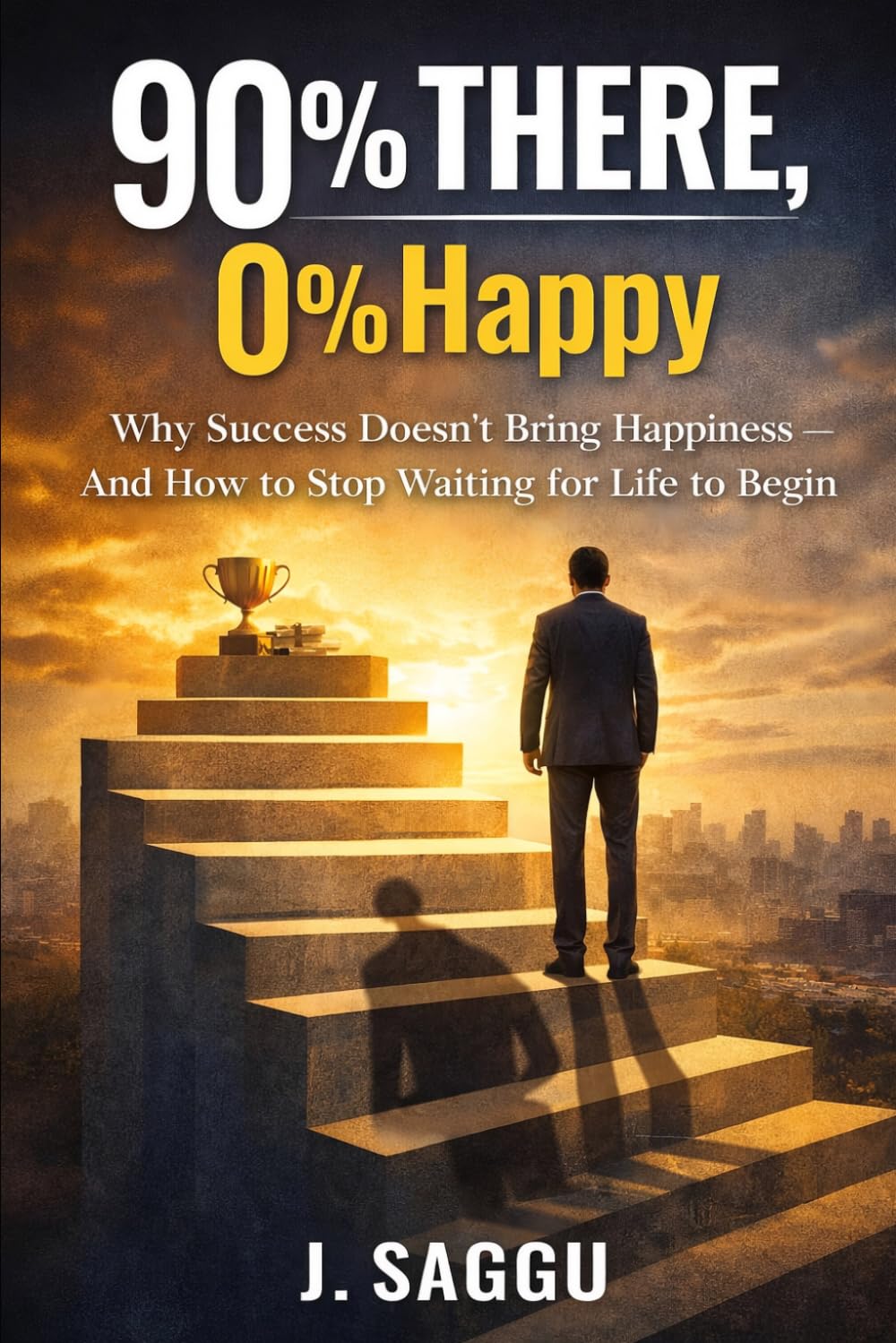 90% THERE, 0% HAPPY: Why Success Doesn’t Bring Happiness — And How to Stop Waiting for Life to Begin