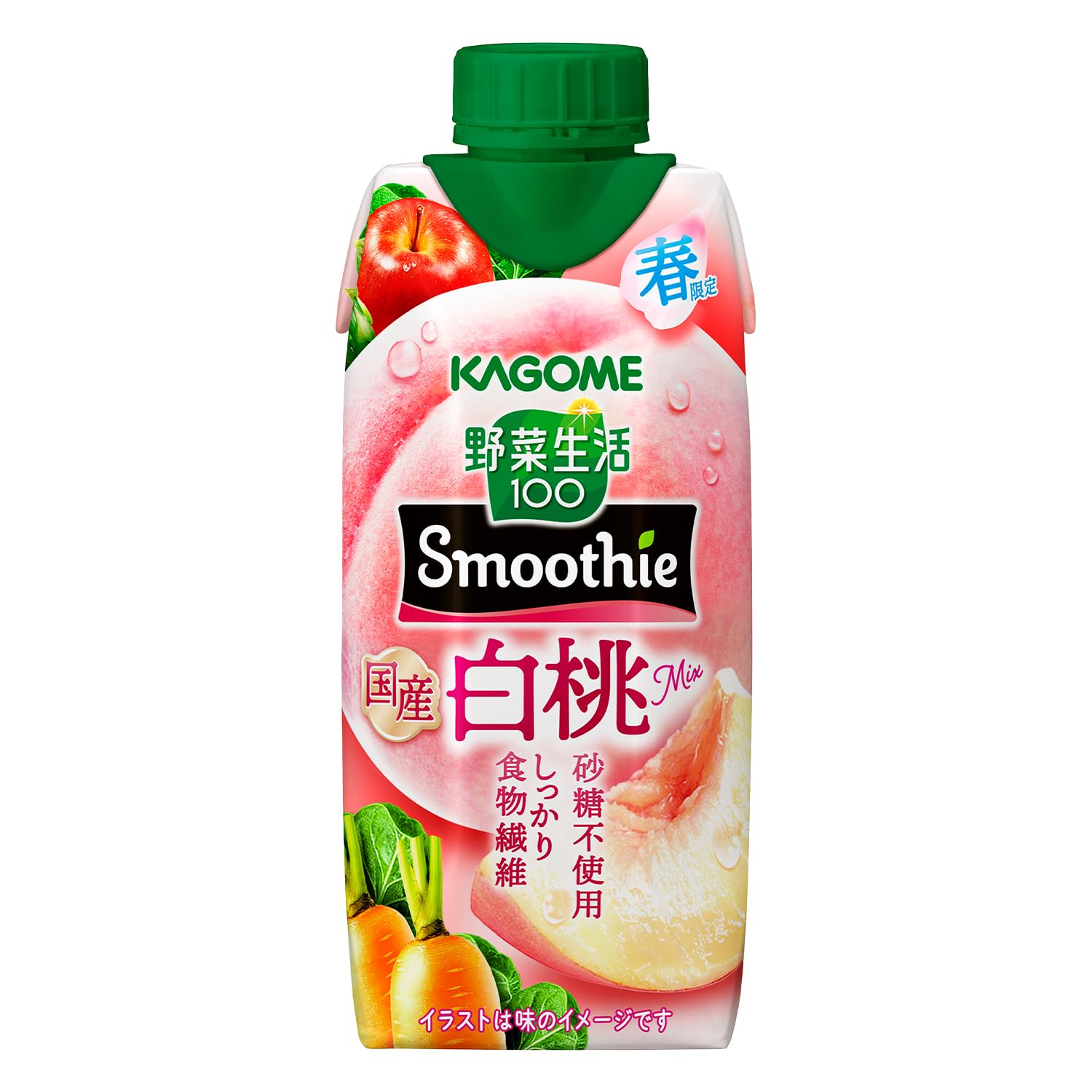 カゴメ　野菜生活100 スムージー　白桃　ビタミンなど　48本　まとめ売り Amazon.co.jp: カゴメ 野菜生活100 Smoothie 国産白桃mix 330ml×12
