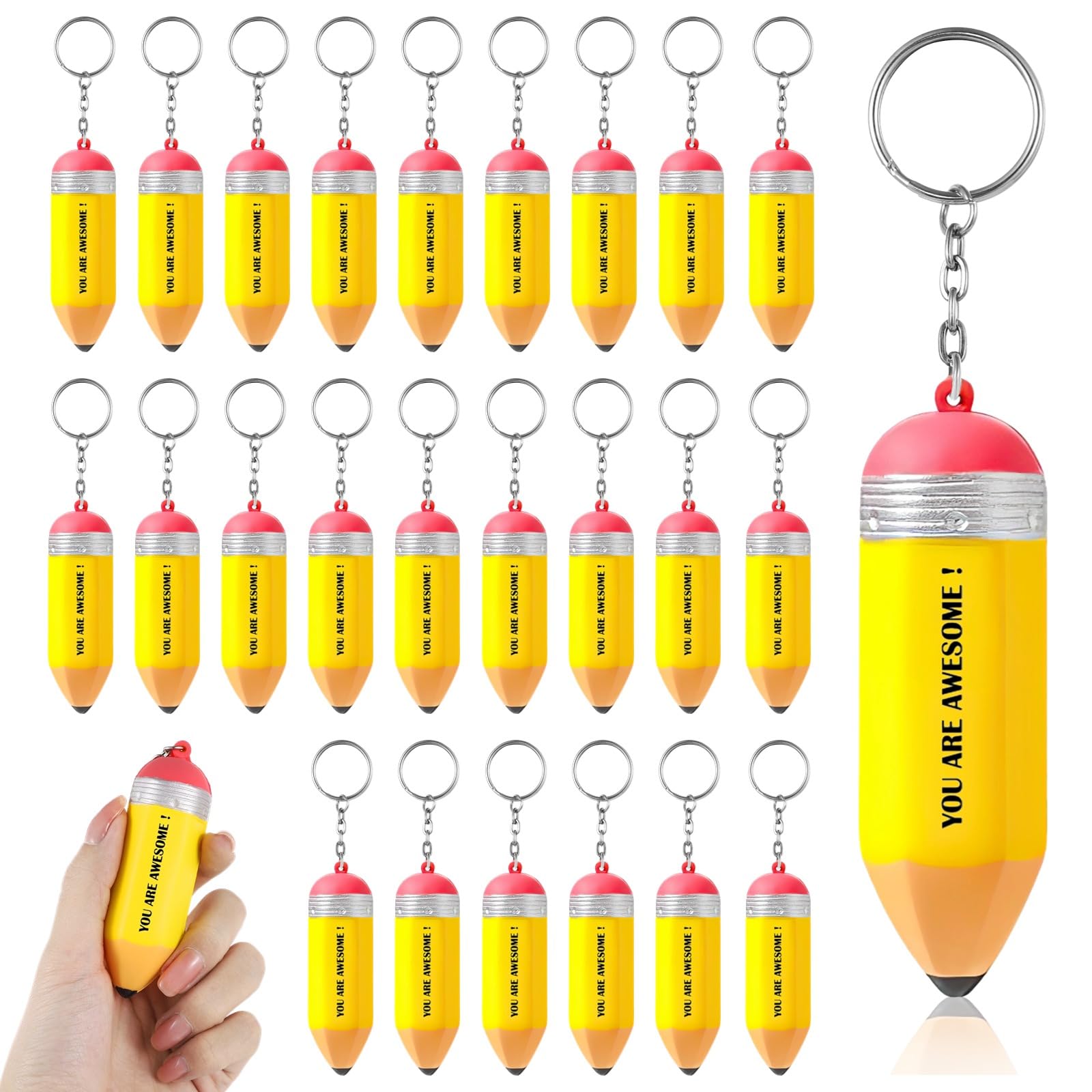 専用ページ　ボールキーホルダー Amazon.co.jp: 鉛筆型ストレスボール25個、かわいい先生用キー