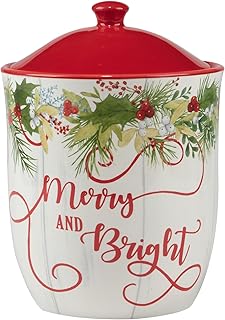 Winter Greens Biscuit Jar