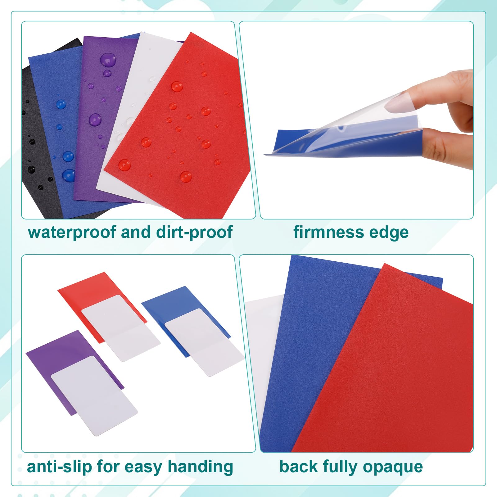 ViEinkaufen 500 Pcs Soft Sleeves, 66 x 91 mm Standard Size Trading Card Sleeves for MTG, TCG, Sports and Game Cards - Image 4