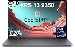 2025 Latest Dell XPS 13 9350 AI Copilot&plus; PC Business Laptop &lpar;13&period;4" FHD&plus; 120Hz&comma; Intel Core Ultra 7 w&sol; AI NPU&comma; 16GB RAM&comma; 1TB SSD&rpar;&comma; Backlit KB&comma; FP&comma; Light Weight & Ultra Thin&comma; Wi-Fi 7&comma; Win 11 Pro