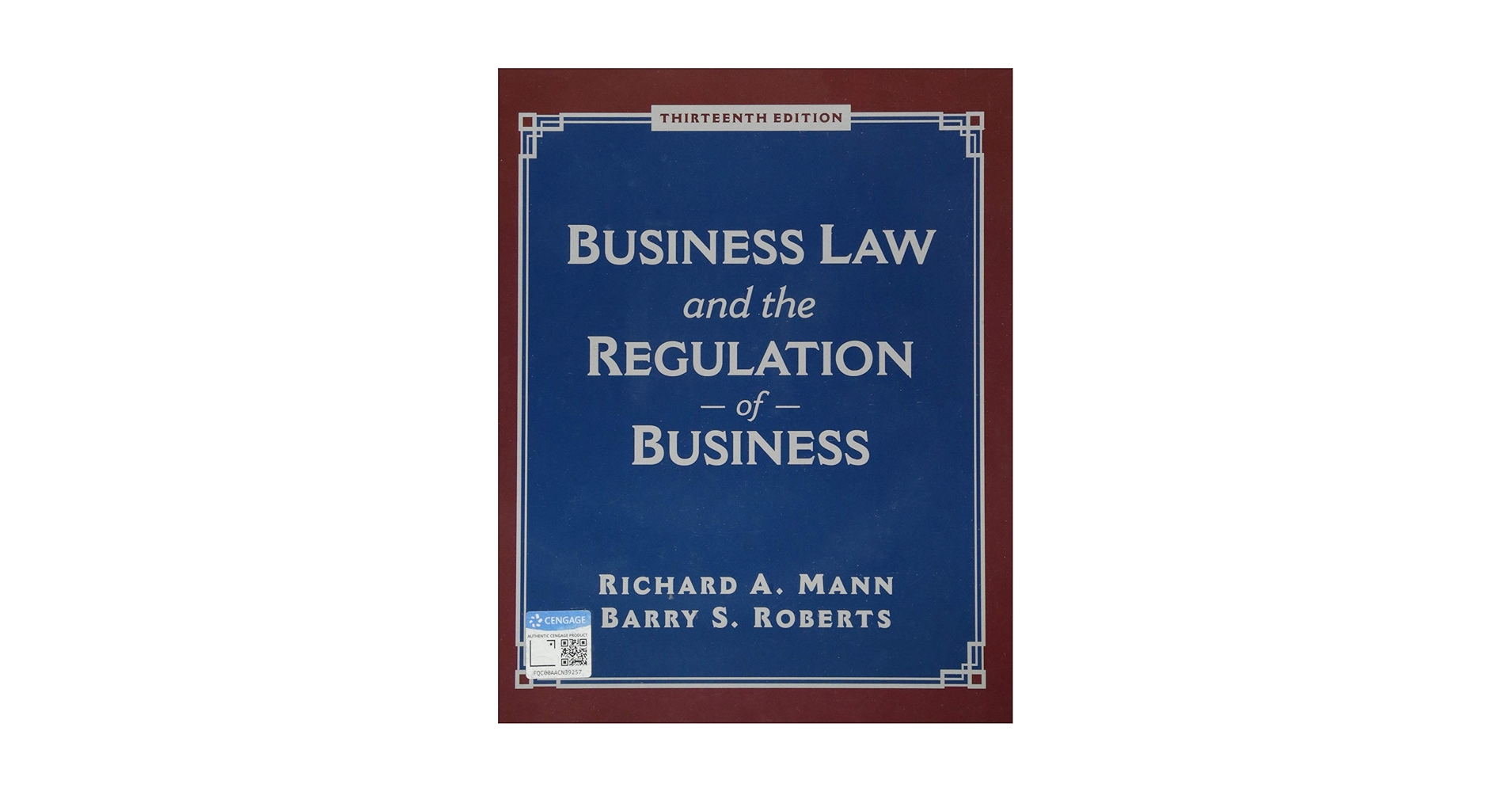 The Legal Environment of Business 第13版 Printed Connect Access Code for Understanding Business, 13th
