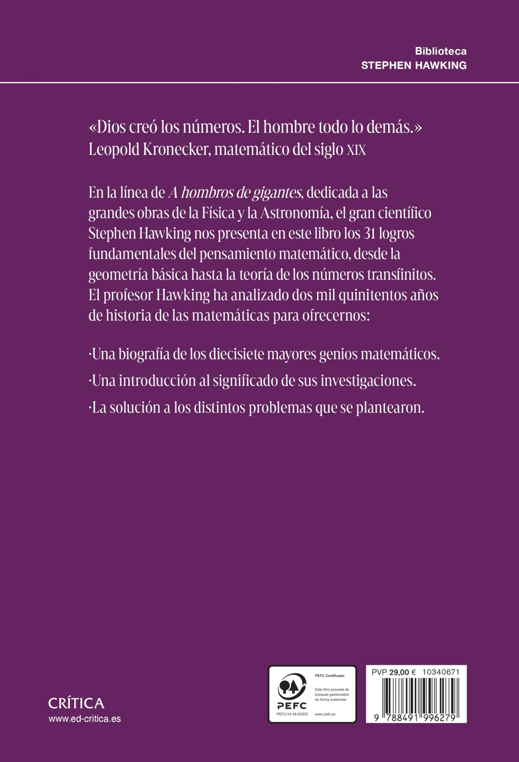 Dios creó los números: Los descubrimientos matemáticos que cambiaron la historia (Drakontos)