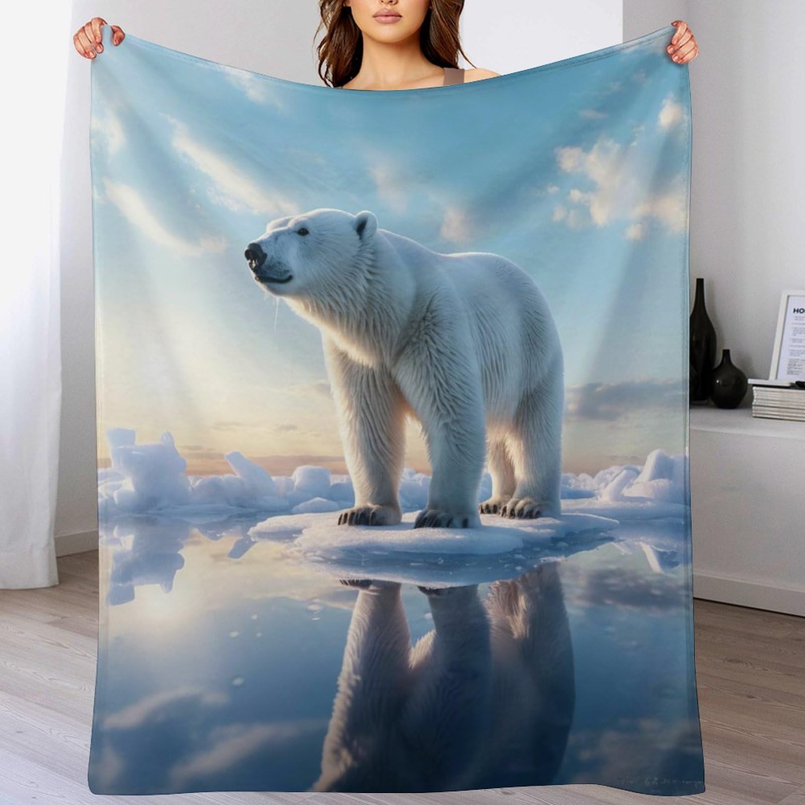 Couverture polaire en flannel pour des soirées cocooning sur le canapé