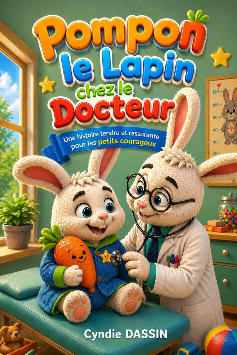 Pompon le Lapin chez le docteur: Une histoire tendre et rassurante pour les petits courageux