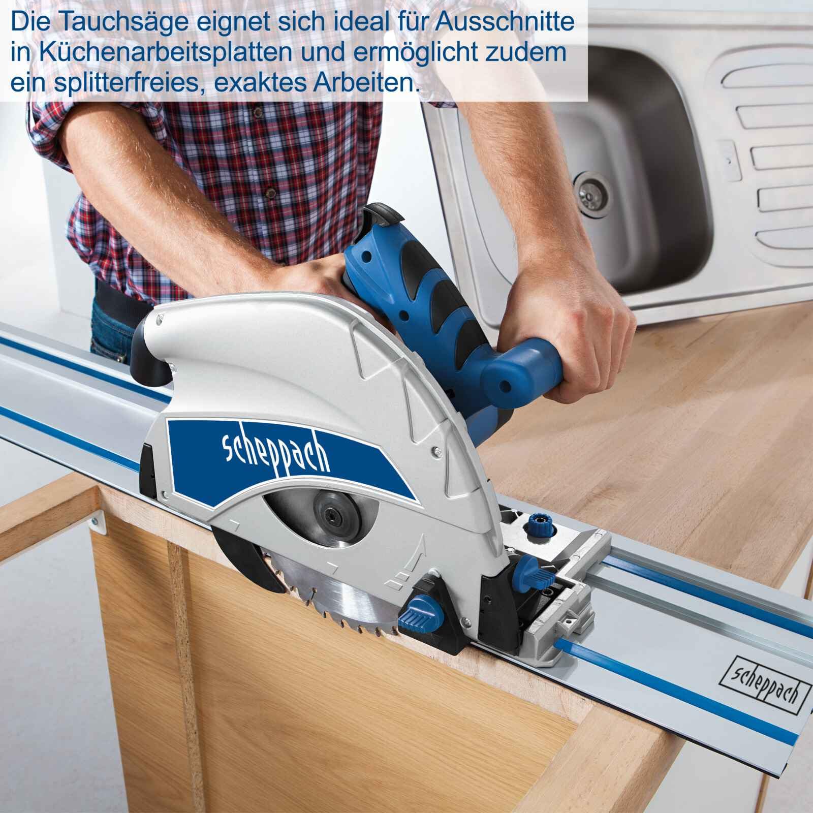SCHEPPACH Sega ad immersione 1600 W 3 in 1 PL75
