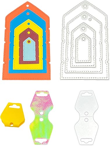 Miniatura 8 de 2 troqueles de corte de metal, plantillas de amor, diseño de flores, mariposas, herramienta de álbum de recortes, plantilla de grabado para