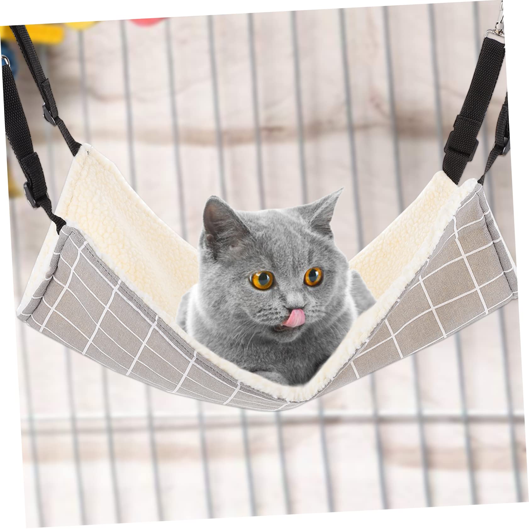 Ipetboom Cuccia Calda per Gatti da 3 Pezzi Amaca Sospesa Vivaci da Riporre E Riporre
