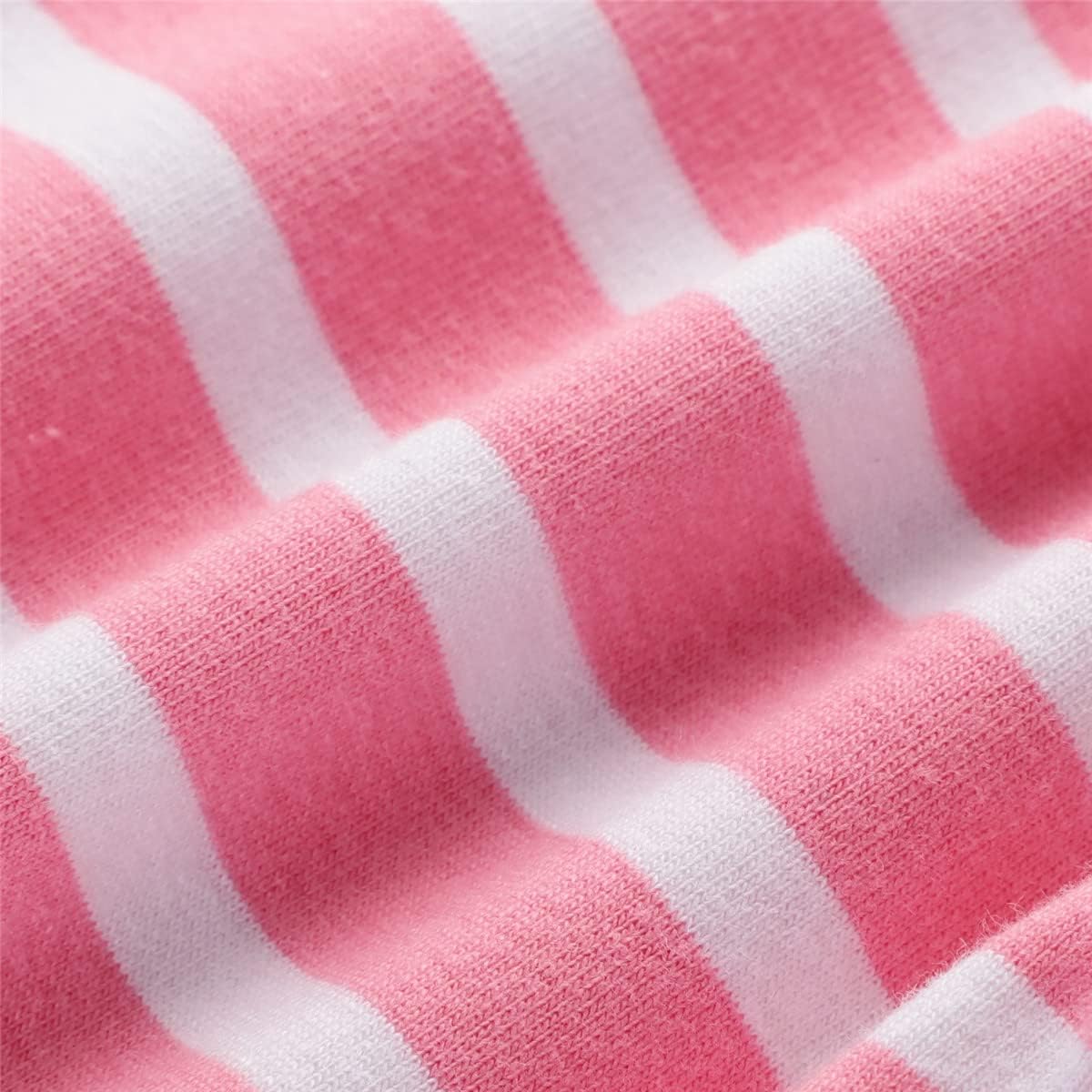 WEONEDREAM Stretch Leggings for Girls Toddlers Long Pants 2-7 Years 6-7 Years 1205-pink Stripe Bee Flowers image 6 of 6 B0C2HKXSQD