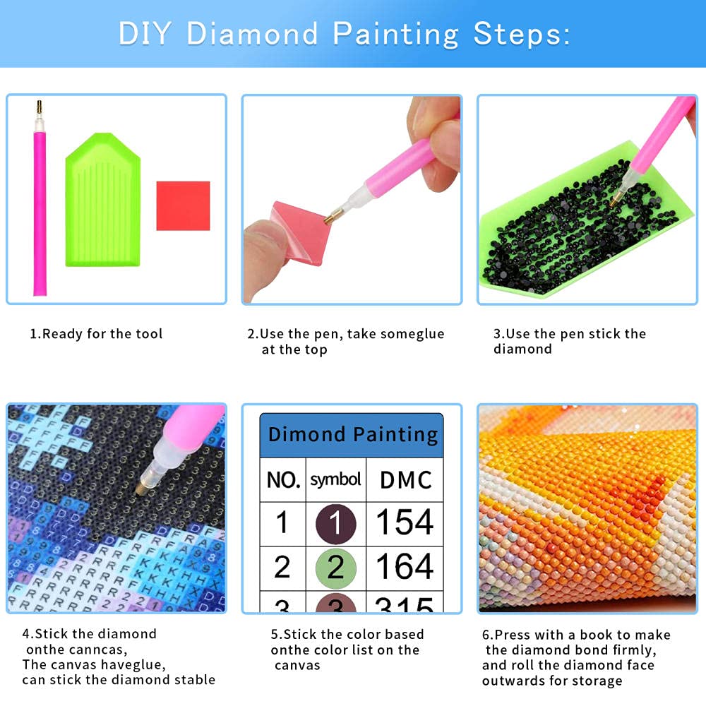 VAIIEYO Kit Pittura Diamanti 5D 'Volpe' - Tela 35x35 Cm, Strass Rotondi, Completo Di Strumenti, Fai Da Te Decorazione Parete