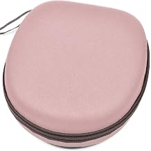 Hard Shell Carrying Headphones Case, Headset Travel Bag for JBL/Sony/Anker/BERIBES/KVIDIO Wireless On-Ear Headphones Pink