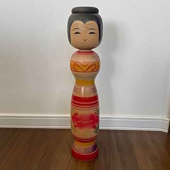 伝統こけし　温湯　津軽　阿保六知秀 Amazon.co.jp: 津軽系 温湯こけし 伝統こけし 阿保六知秀 作