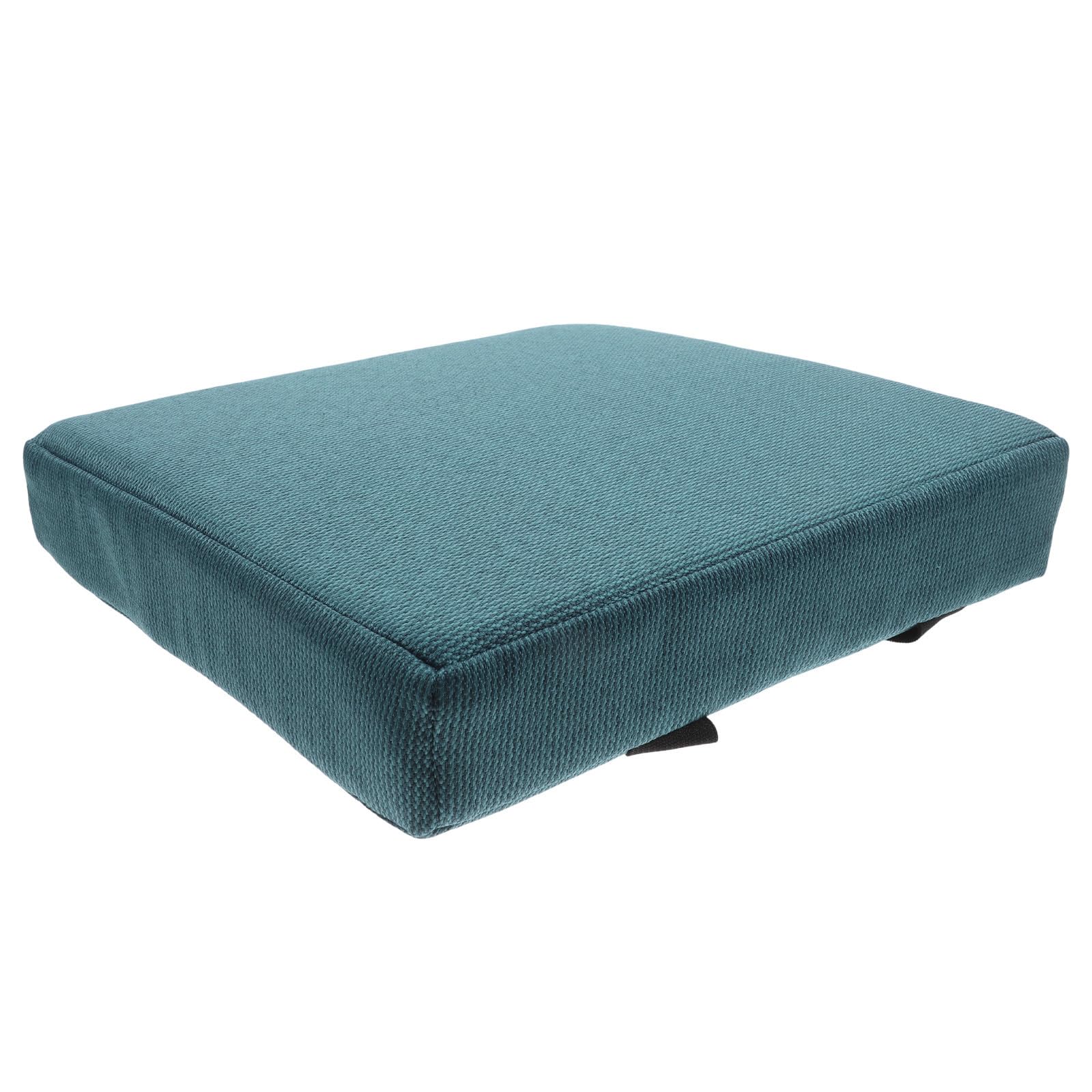 Cojín cuadrado para silla y taburete en mezcla de lino con espuma gruesa de 5 cm portátil