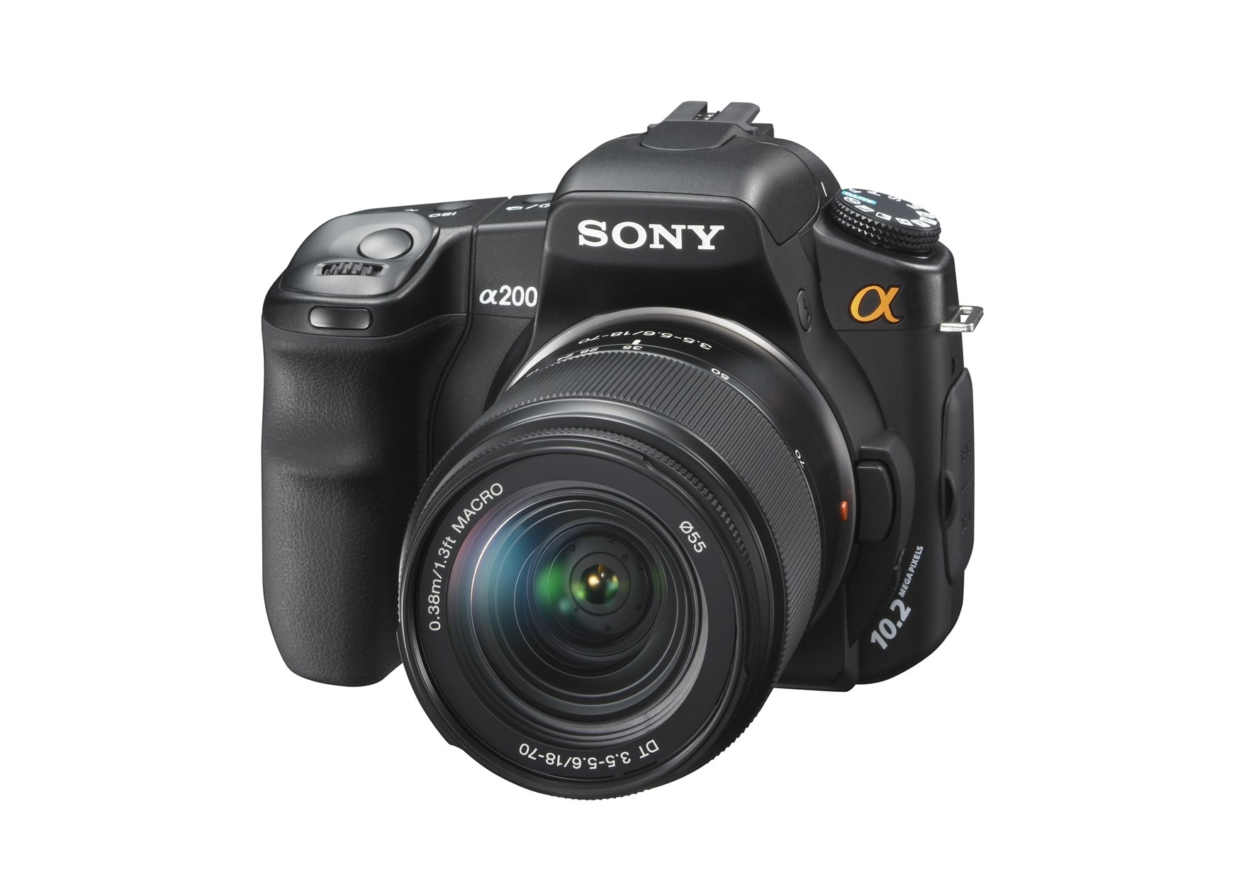 Sony DSLR-A200K SLR-Digitalkamera 10 Megapixel BIONZ Bildprozessor 18-70 mm Objektiv