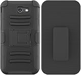 Funda para Samsung Galaxy J7 (2017) Prime/Emerge (versi?n Americana), Color Negro, Delgada, con Clip para cintur?n Giratorio, Funda Protectora, con funci?n Atril (Estado) Funda para Samsung Galaxy J7 (2017) Prime/Emerge (versi?n Americana), Color Negro, Delgada, con Clip para cintur?n Giratorio, Funda Protectora, con funci?n Atril (Estado)