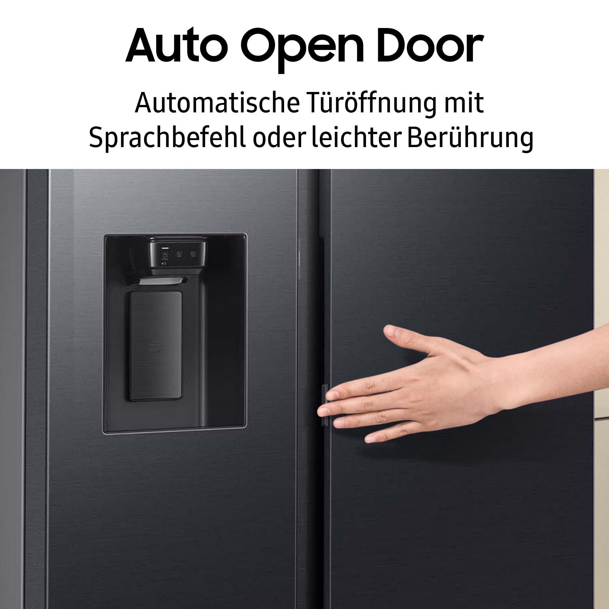 Samsung RS80F66KBFEF Side-by-Side Kühl-Gefrierkombination, AI Kühlschrank mit Gefrierfach, 178 cm... Ansicht 6