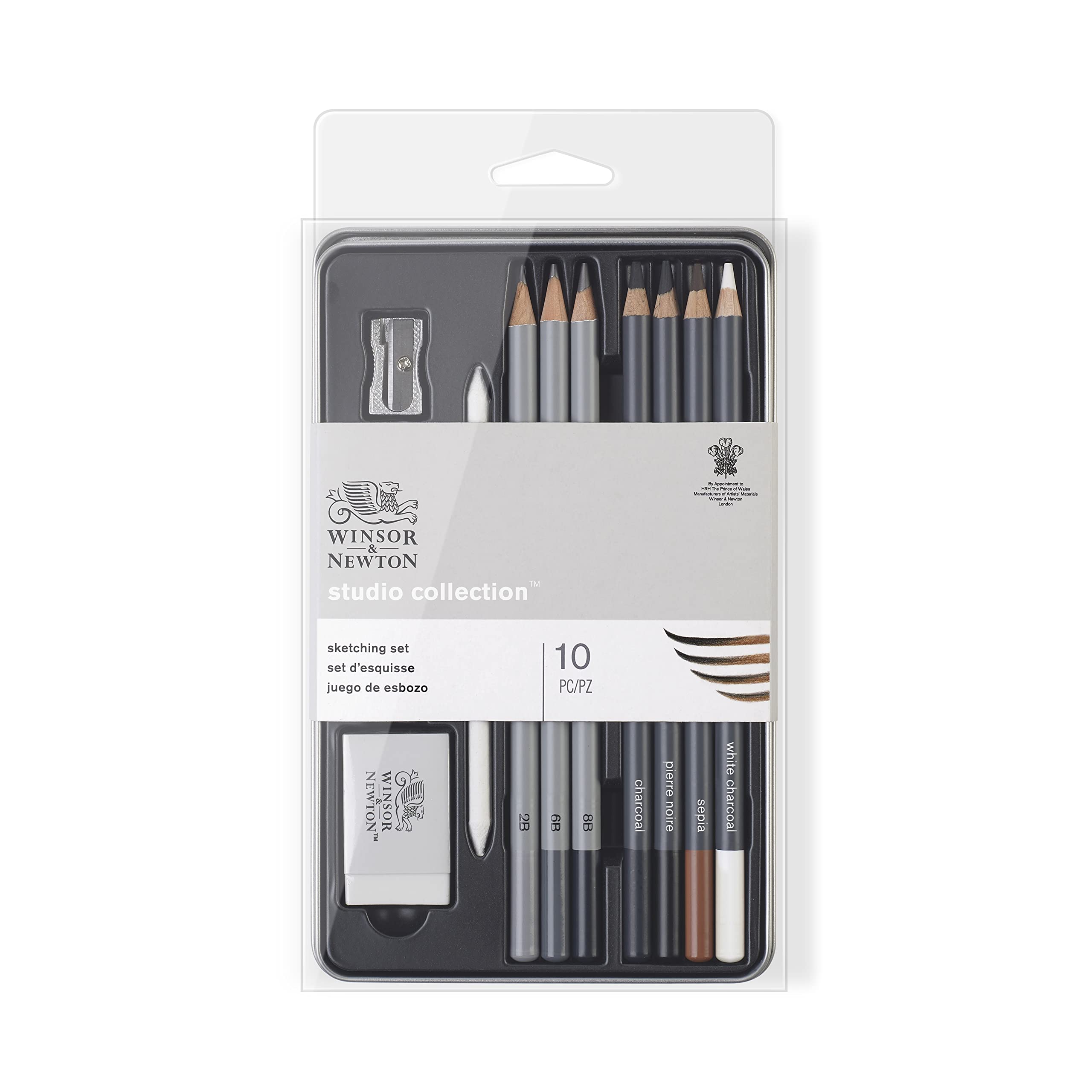 Winsor & Newton Esbozo, Blanco, 7 lápices