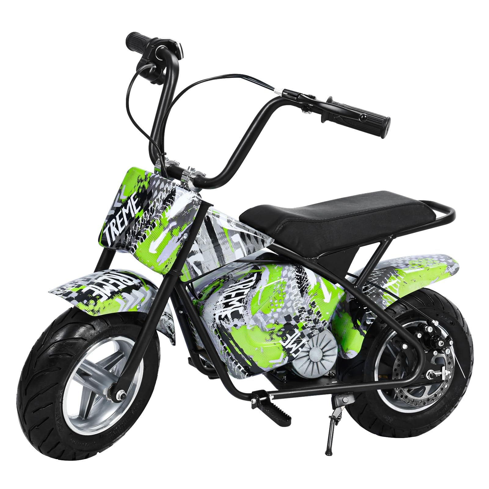 Electric Dirt Bike 24V Kids Motorcycle Ride On Toys 250W Electric Motorcycle for Kids, Powerful Motorcycle for Kids, with 13.67Mph Fast Speed, Rubber Tires, Twist Grip Throttle Green US Plug
