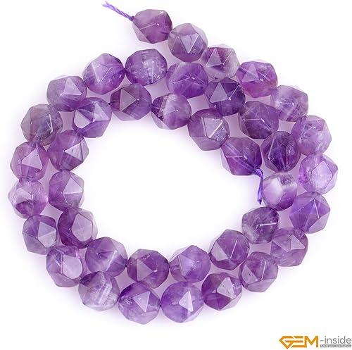 Miniatura 2 de GEM-Inside - Cuentas sueltas de piedras preciosas facetadas teñidas con cristales de Cambay Energía para hacer joyas de 15 pulgadas