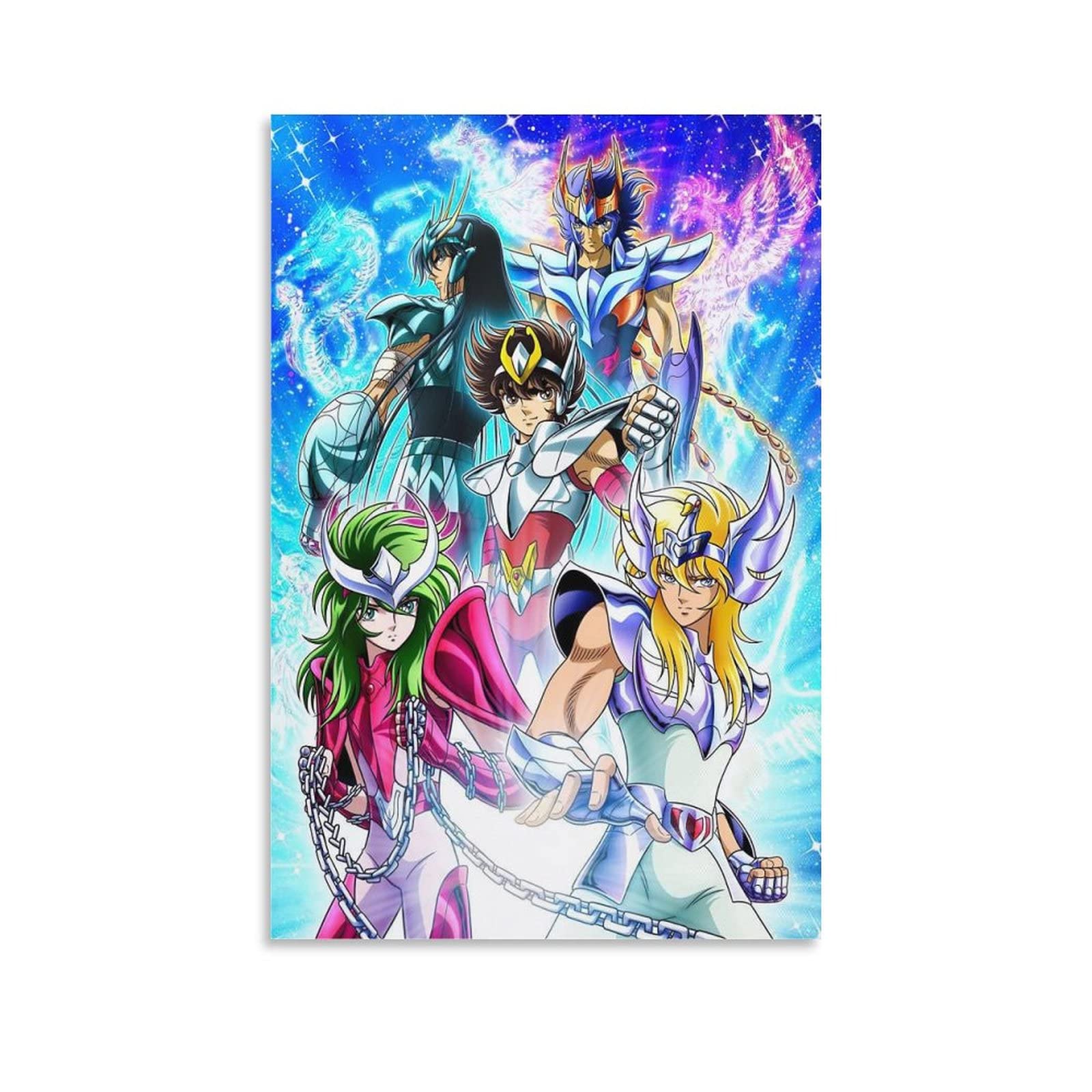 Poster Saint Seiya Sur Toile 60x90 Cm - Décoration Murale Moderne Pour Chambre, Salon, Bureau - 10