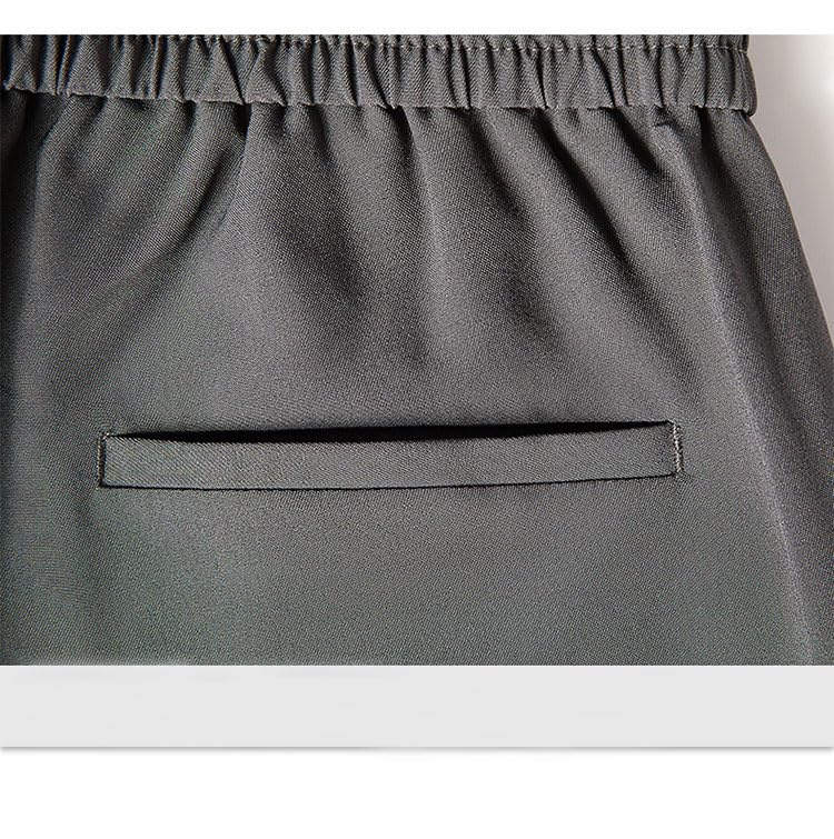 EaseMotions Stretch Waist Ice Silk Pants, Men's Slim Straight Breathable Casual Dress Pants4